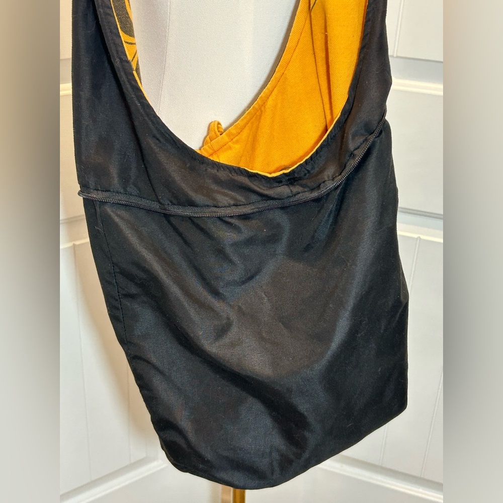 Bohemian Elephant Sling Shoulder Bag Crossbody 100% Cotton Made in Nepal - Picture 4 of 11